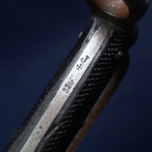 British 1879 Pattern Martini Henry Artillery Carbine Bayonet, Royal Artillery Marked 20